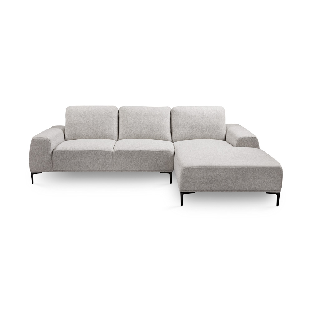 Middleton Sectional Sofa: Gukea Grey Linen